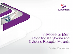 Webinar: In Mice for Men - Conditional Cytokine and Cytokine Receptor Mutants