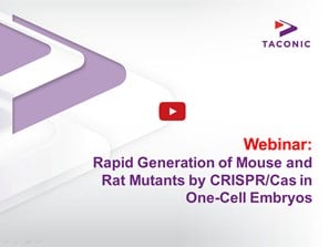 Webinar: Rapid Generation of Mouse and Rat Mutants by CRISPR/Cas in One-Cell Embryos
